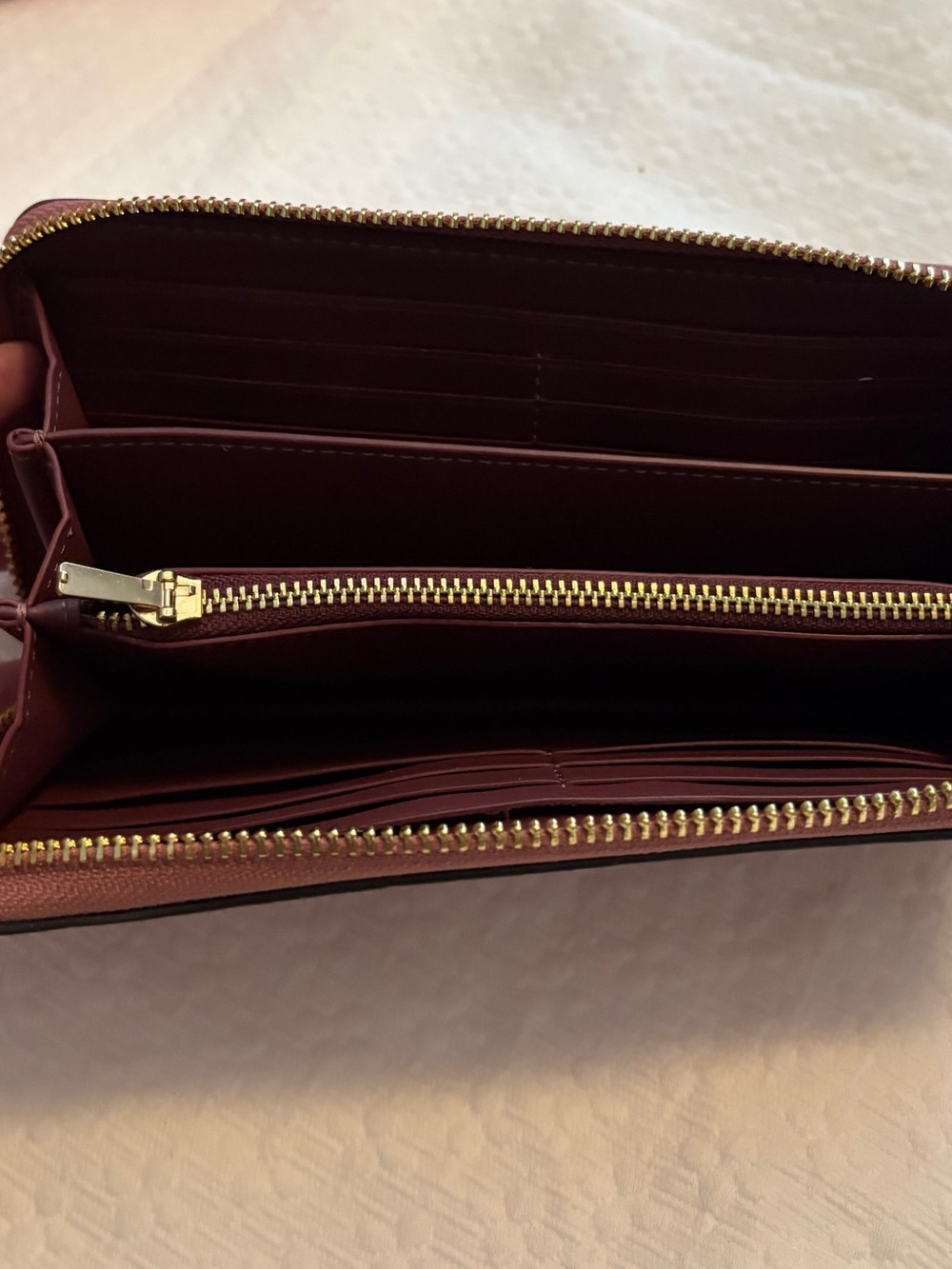 Coach True Pink Leather Dempsey Carryall with matching with matching wallet. - Picture 6 of 11
